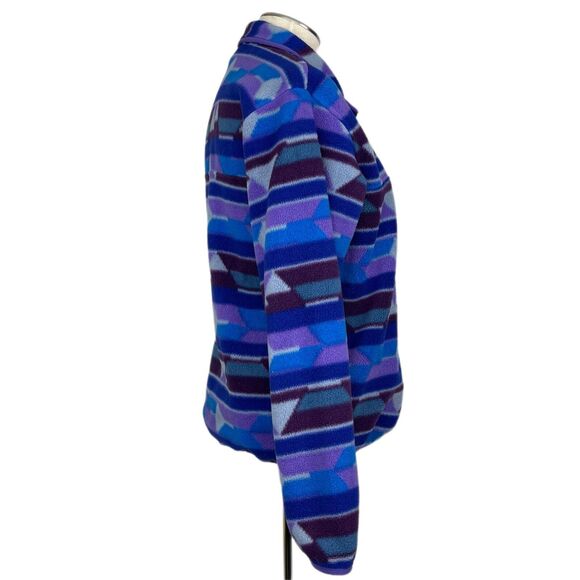 PATAGONIA Women's Pullover Guatemalan Aztec Tango Fleece Synchilla Pullover Snap - Picture 5 of 6